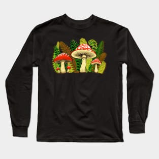 Happy Mushrooms Long Sleeve T-Shirt